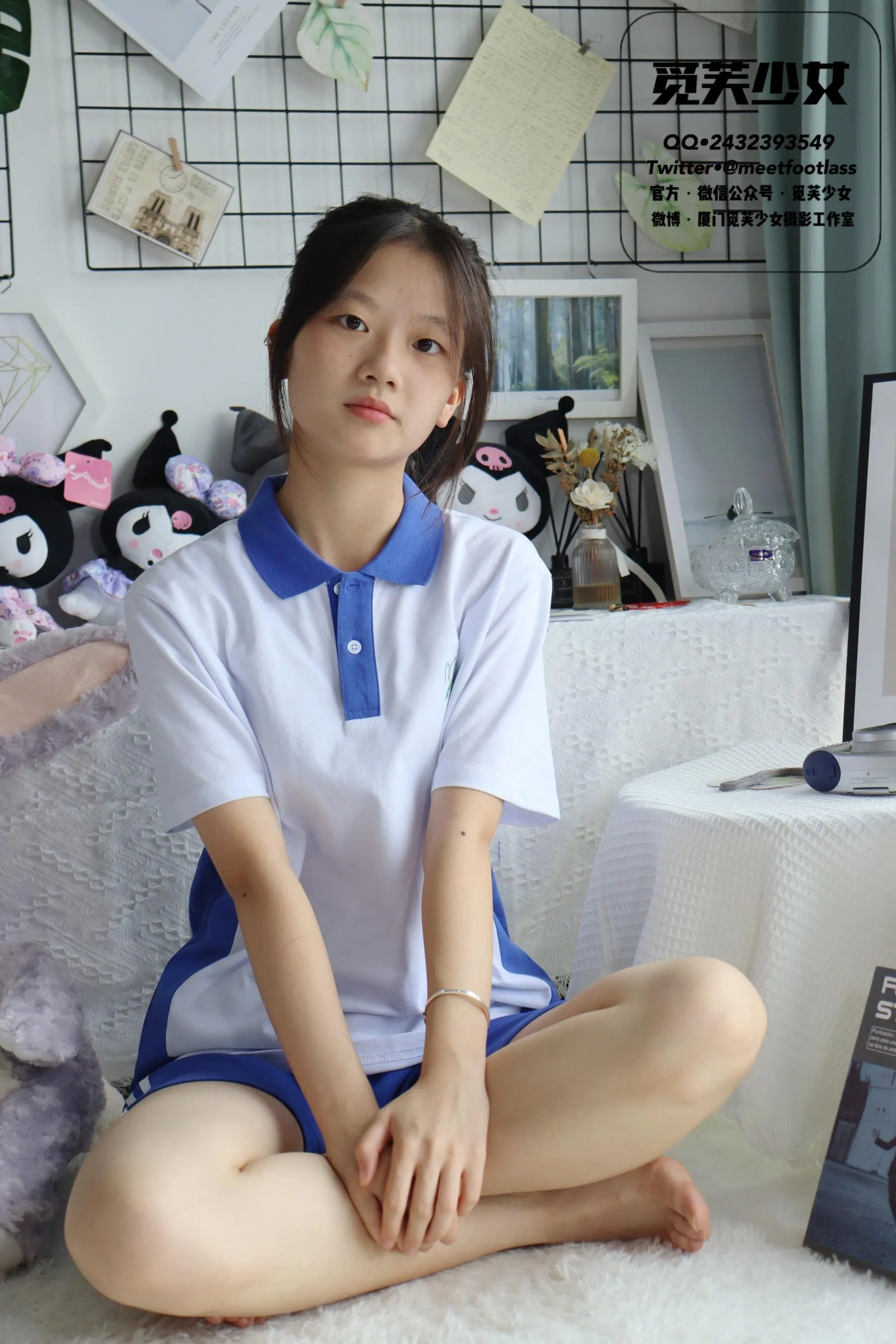 [觅芙少女]NO.002 怀念17岁的校服与蝉鸣交织的夏天 [106P]插图4